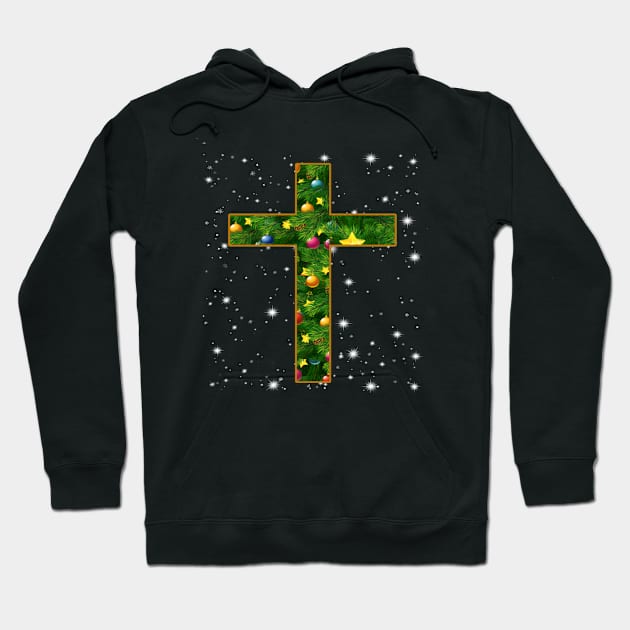 The Cross Christmas Day Costume Gift Hoodie by Ohooha